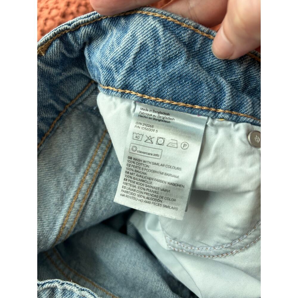 H&M | High-Rise Wide Leg Jeans | 100% Cotton | Size 4 - Picture 4 of 4